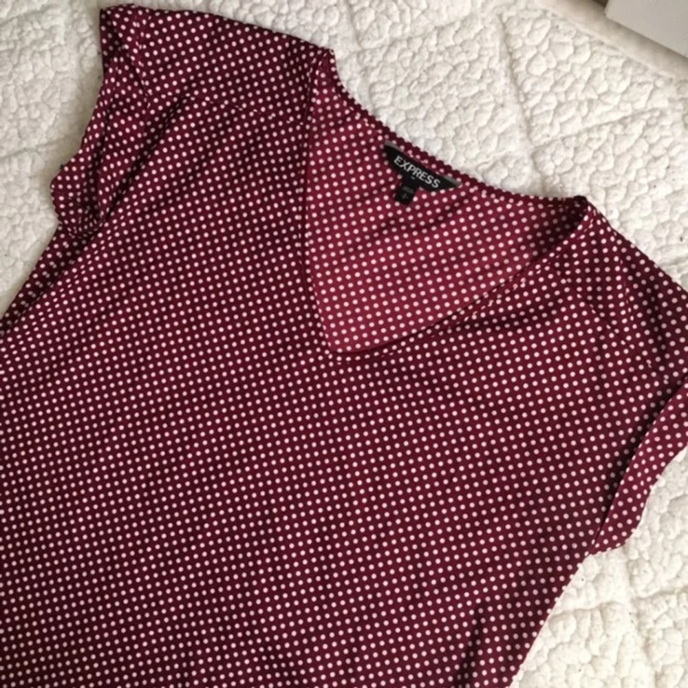 Silky Polka Dot Express Top